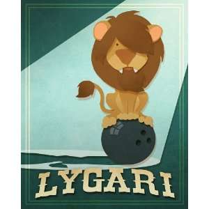  Gatorboard Lygari (Lion) by Adam Ford   8 X 10 Canvas 