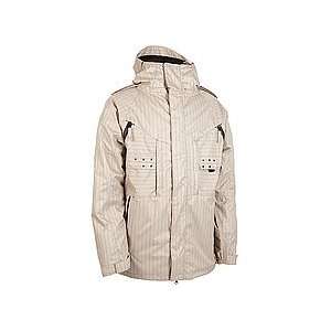  686 Reserved Stun Insulated Jacket (Taupe Dual Pinstripe 