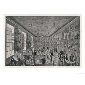  Perspective View of the Academie Royale of Painting and 