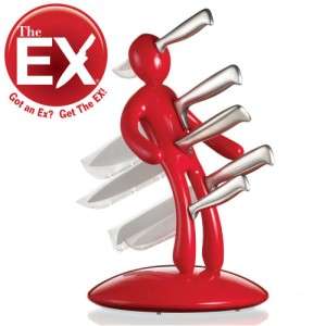 THE EX Kitchen Knife Block Set *Brand New* (Knife Holder) NIB  