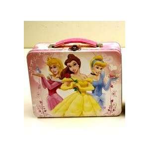   Disney Pink Trim 3 Princess Large Carry All Lunch Box Toys & Games