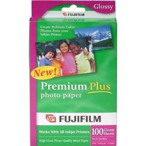  FujiFilm Inkjet Premium Plus Paper Glossy 4 x 6 (100 