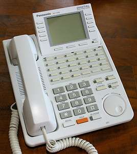 PANASONIC KX T7456 WHITE KX T7456W TELEPHONE  