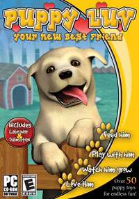 PUPPY LUV Virtual Pet PC Game w/ Labrador & Dalmations 834656003951 