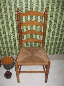 Tell City Chair Company Andover # 48 Maple Caned Seat Ladderback Chair 