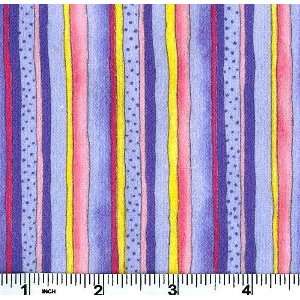  45 Wide Princess Boutique Stripe Violet Fabric By The 