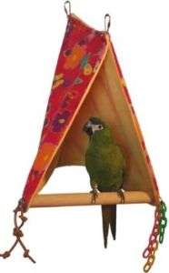 Parrot Bird PEEKABOO PERCH TENT  DURABLE & COZY LARGE  