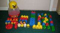 56 pc Lego Duplo Primo Blocks Lot Container Cars People Animals they 