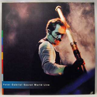 Japan LD PETER GABRIEL Secret World Live in Italy 1993  