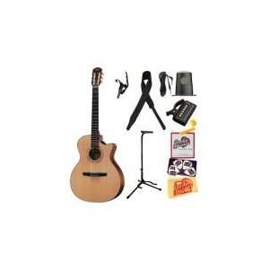  Guitar Bundle with 10 Foot Instrument Cable, Tuner, Capo, Humidifier 
