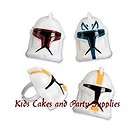   STORM TROOPERS CUPCAKE RINGS Star Wars Cake Toppers Party Favors 24