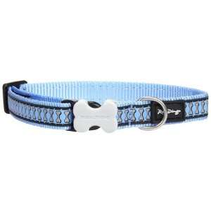  Red Dingo Reflective Collar   Mid Blue   Large (Quantity 
