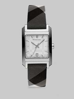 Burberry   Stainless Steel Square Dial Watch