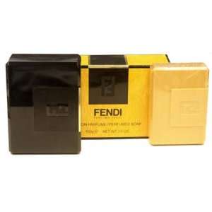  FENDI Perfume. PERFUMED SOAP WITH DISH 3.5 oz / 100g By Fendi 