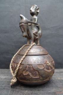   AUTHENTIC OLD ARTIFACT Medicine Chamber Box Bottle Statue  