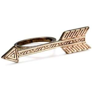  House of Harlow 1960 Antiqued Arrow Ring, Size 8 Jewelry