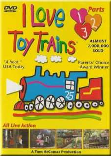 Love Toy Trains Parts 1,2 & 3 DVD Kids Children  
