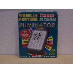   of Fortune Crossword Companion Roll A Puzzle Luminator Toys & Games