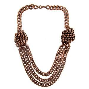 Janis Savitt   Rose Triple Strand Knot Necklace