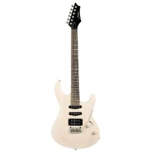  Johnson JS 367 WH Adrenaline Electric Guitar, Transparent 