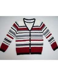 Alfred Dunner Moulin Rouge Striped Cardigan Sweater