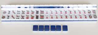Brand New Complete Mahjong Set in Black Case, 166 Tiles