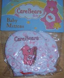 New Care Bear Mittens, Baby Shower, Diaper Cake, Funshine, Love A Lot 