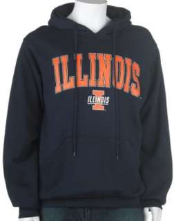    Soffe University of Illinois Hoodie with Arch and Mascot Clothing