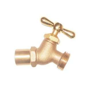 Plumbers  UV65313 Brass Hose Bibb Solder to Pipe No Kink, 1/2 