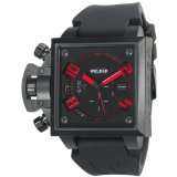   K25 4301 K25 Chronograph Black Ion Plated Stainless Steel Square Watch