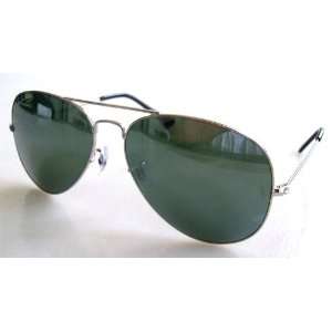  Ray Ban 3025 W327 Large Metal Aviator Sunglasses 