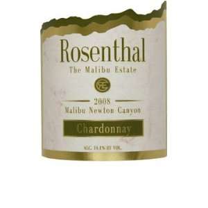  2008 Rosenthal Chardonnay Malibu Estate Newton Canyon 