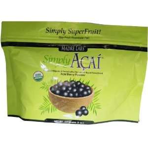 Simply Acai, Certified Organic, Acai Berry Powder, 8 oz (227 g), Re 