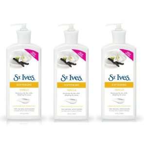 St. Ives Softening Vanilla Advanced Body Moisturizer, 18 Fl Oz/ 532 mL 