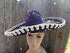 hombreros selene purple mexican sombrero charro hat  