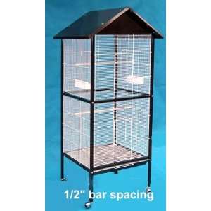  Outdoor/Indoor Flight Aviary Cage Black (Large) L30 X W24 