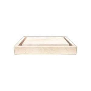  Rectangular Infinity Pool Sink   New Beige Marble