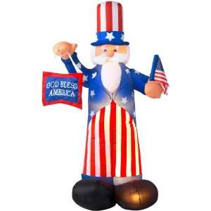   By Party Destination Airblown Inflatable Uncle Sam 