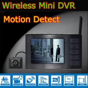 Wireless Receiver DVR Mini Button Spy Camera W/RC  