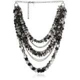   necklace $ 150 00 kenneth jay lane black diamond color and gunmetal