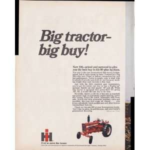 International Harvester 826 Tractor 2 Page 1970 Original Vintage 