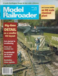 Model Railroader May 1995 Art Currens Chemical Plant  