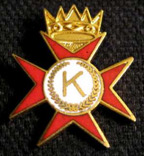 Mint Masonic Knight of Kamehameha York Rite Pin  