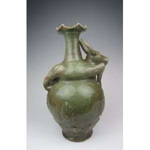  One Longquan Ware Porcelain Vase, Chinese Antique 