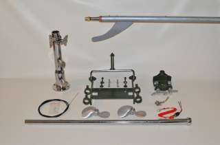COMPLETE LONGTAIL MUD MOTOR KIT   up to 7 HP Duck Boat  