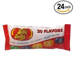 Jelly Belly Jelly Beans, Assorted Flavors, 1.7 Ounce Bags (Pack of 24 