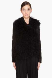 Helmut Lang Mongolian Fur Jacket for women  