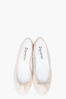 Repetto Beige Leather Ballerina Flats for women  