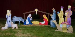 Nativity Set Christmas Lawn Display (*Without 3 Kings)  
