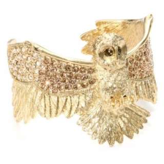 Wildfox Owl Cuff Bracelet   designer shoes, handbags, jewelry, watches 